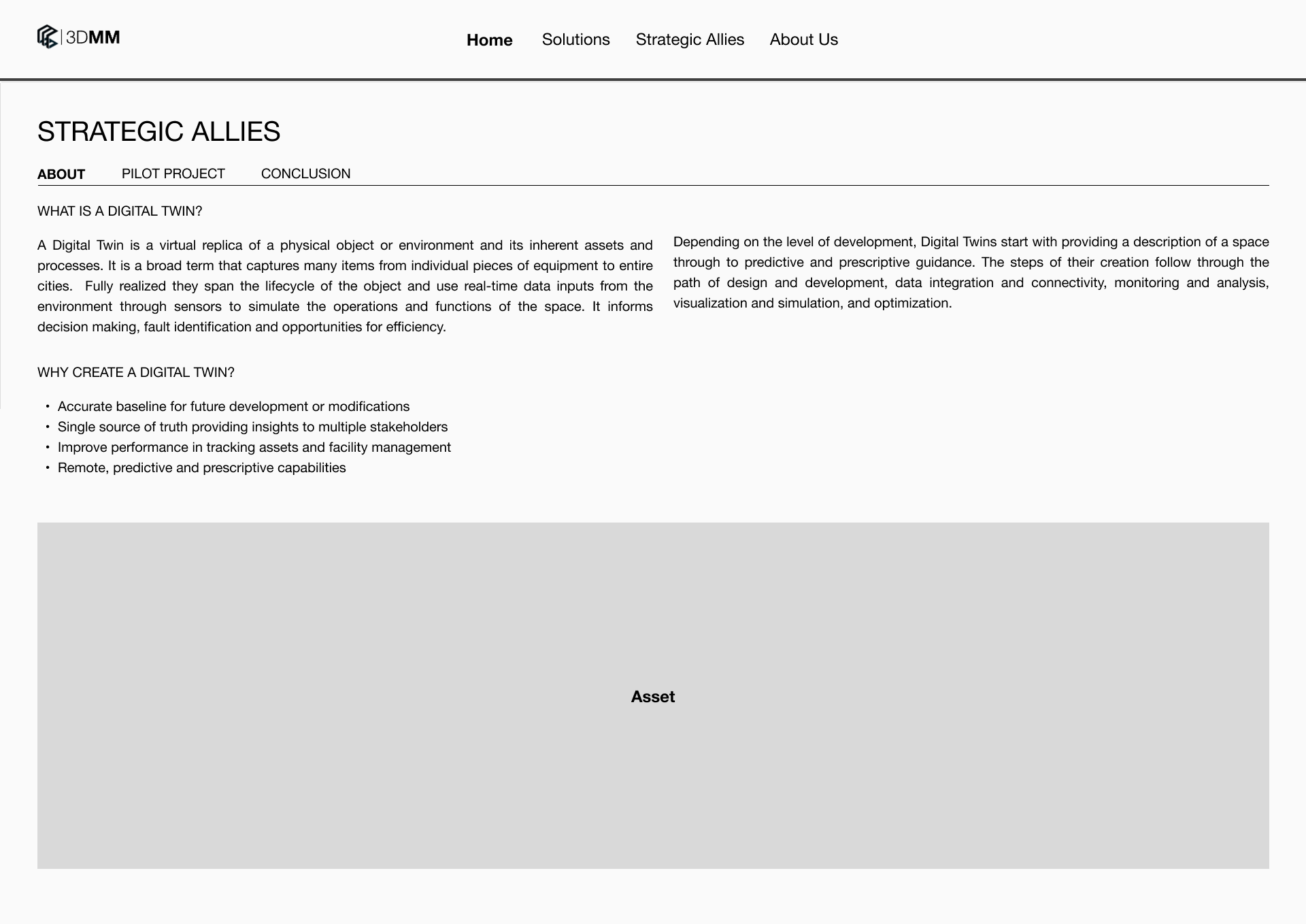 3D Model Management — Strategic Allies